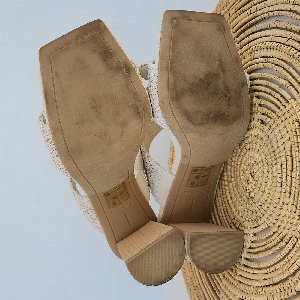 DOLCE VITA 2-BAND SLIDE-IN HEELED SANDALS - Picture 5 of 10